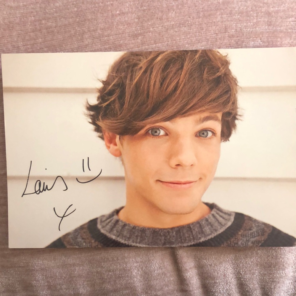 Louis Tomlinson One Direction photocard